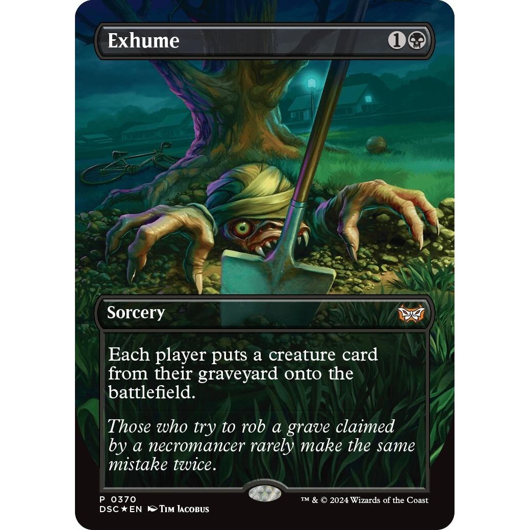 Image for Exhume (Borderless) (370) (DSC) - Magic: The Gathering
