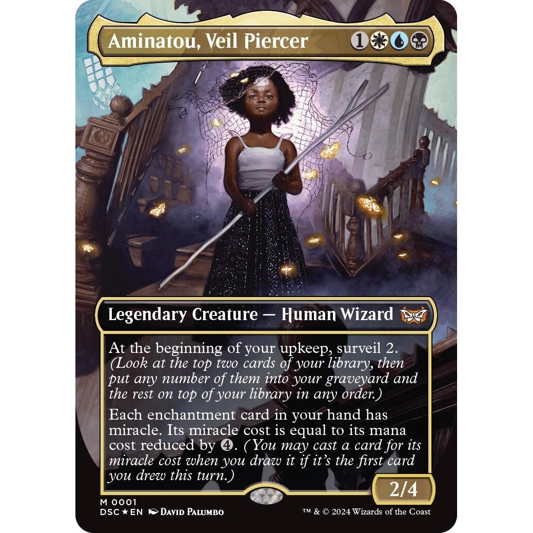 Image for Aminatou, Veil Piercer (Borderless) (1) (DSC) - Magic: The Gathering