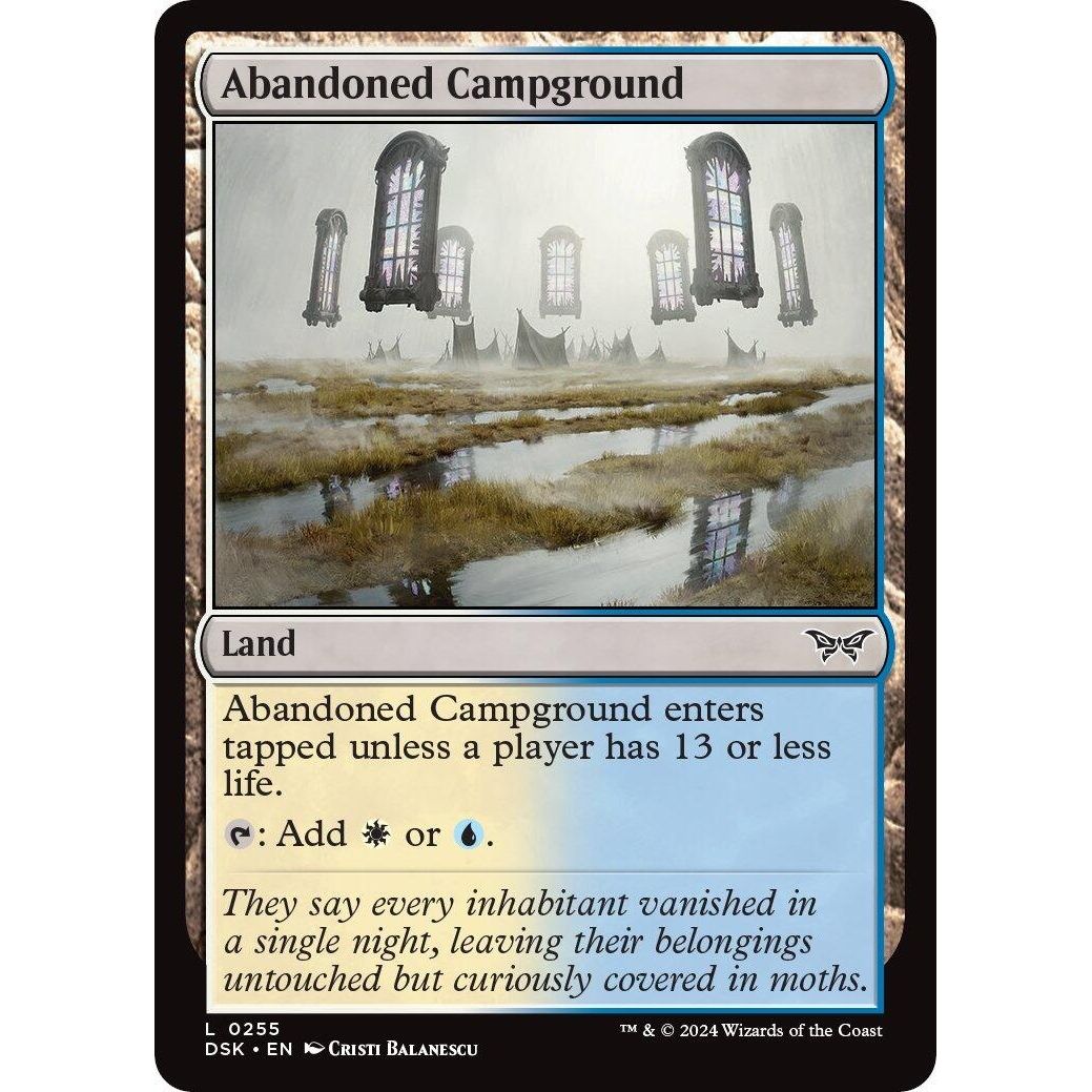 Image for Abandoned Campground (255) (DSK) - Magic: The Gathering