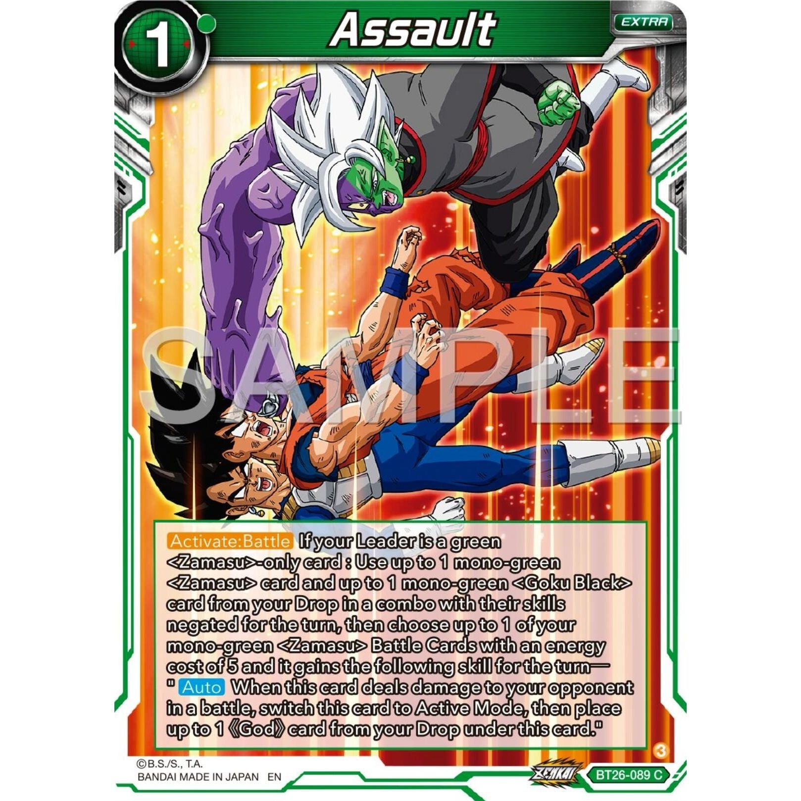Image for Assault (BT26-089) (BT26) - Dragon Ball Super: Masters