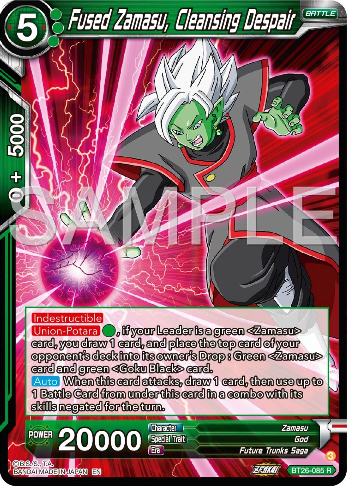 Image for Fused Zamasu, Cleansing Despair (BT26-085) (BT26) - Dragon Ball Super: Masters