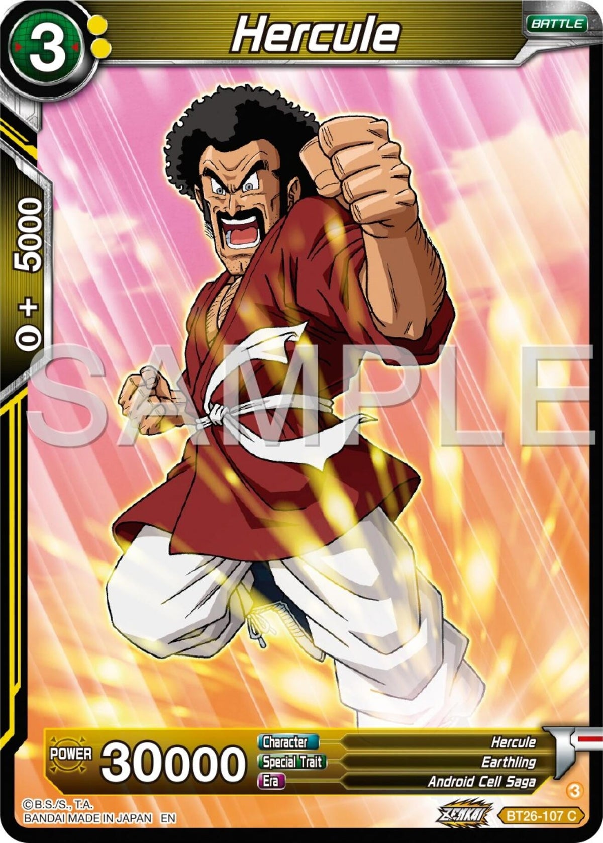 Image for Hercule (BT26-107) (BT26) - Dragon Ball Super: Masters