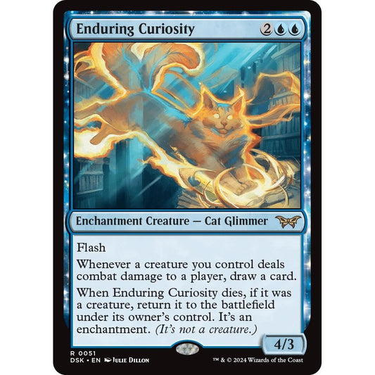 Image for Enduring Curiosity (51) (DSK) - Magic: The Gathering