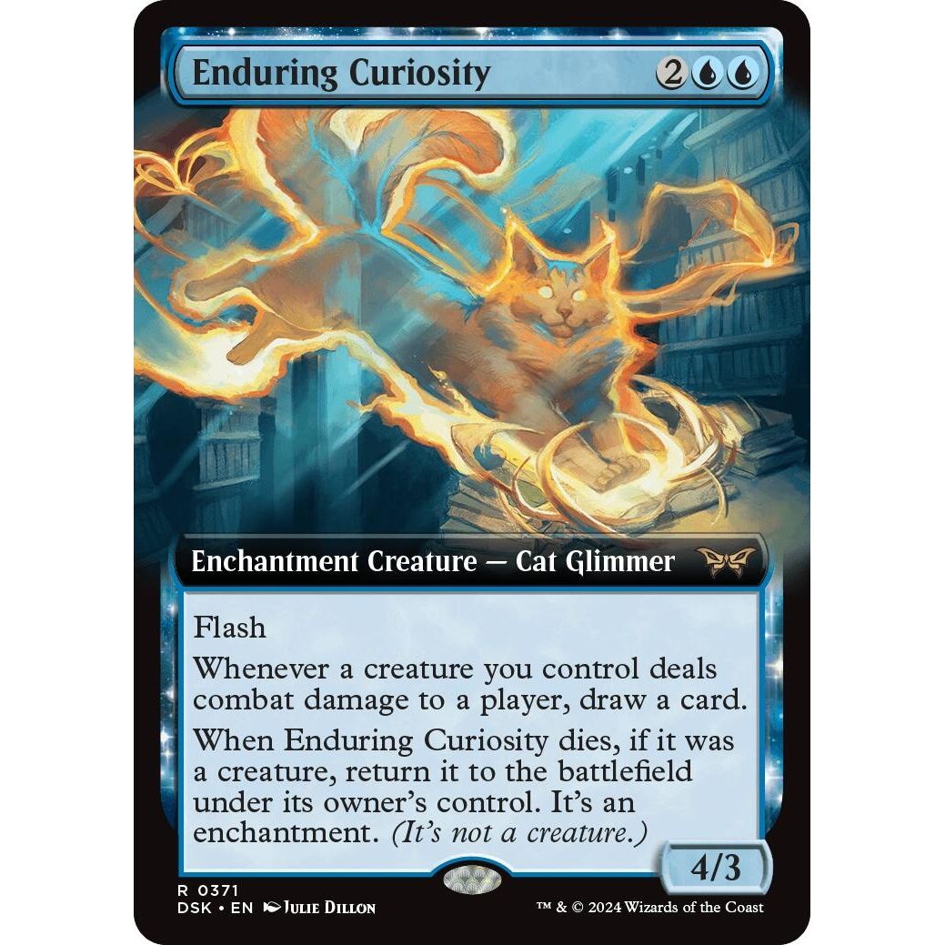 Image for Enduring Curiosity (Extended Art) (371) (DSK) - Magic: The Gathering