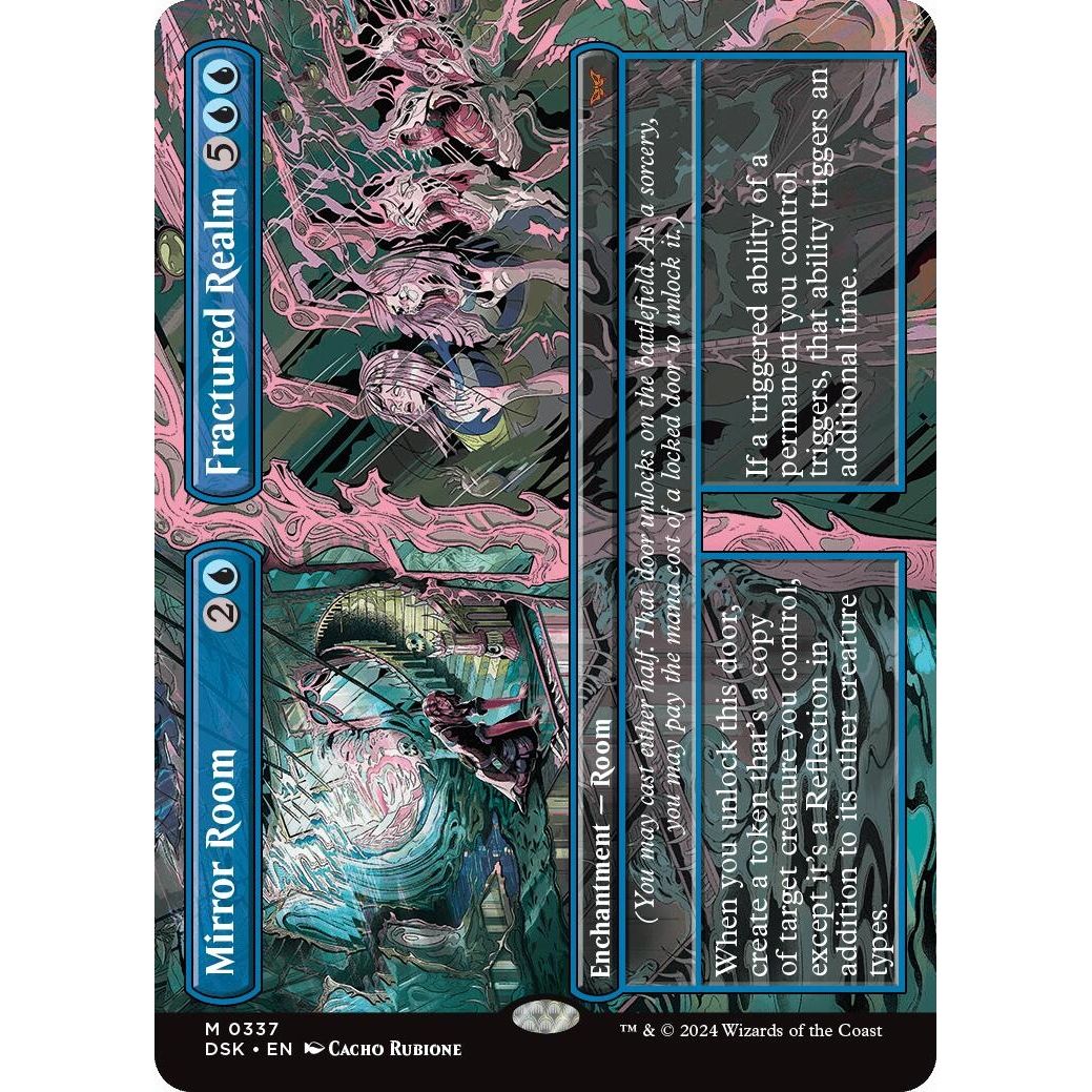 Image for Mirror Room // Fractured Realm (Borderless) (337) (DSK) - Magic: The Gathering