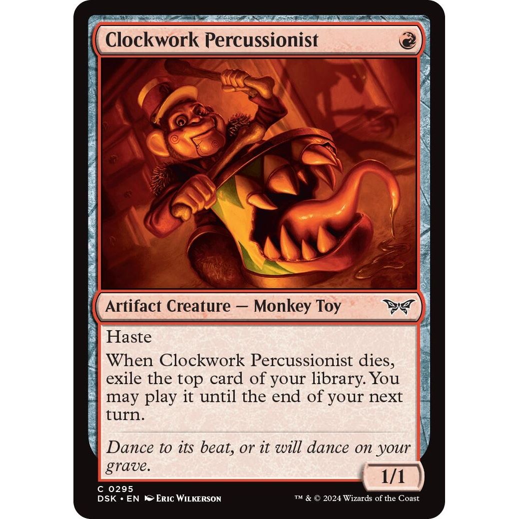 Image for Clockwork Percussionist (0295) (295) (DSK) - Magic: The Gathering