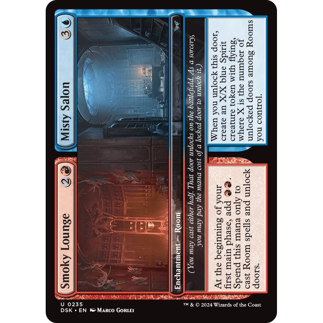 Image for Smoky Lounge // Misty Salon (235) (DSK) - Magic: The Gathering
