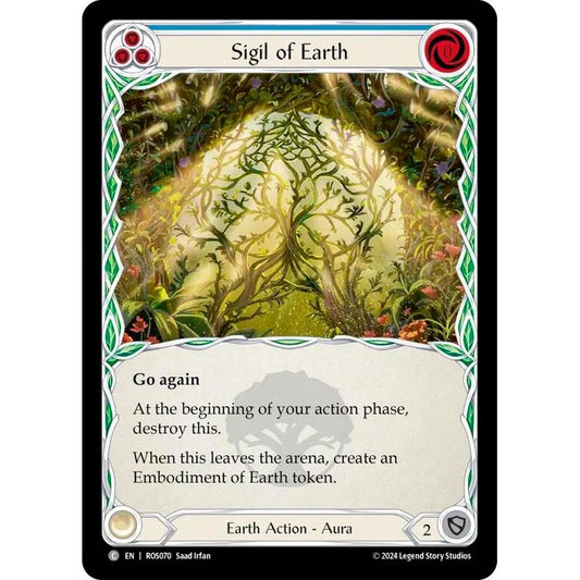 Image for Sigil of Earth (ROS070) (ROS) - Flesh and Blood TCG