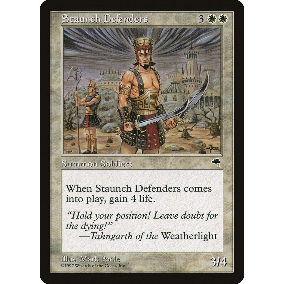 Image for Staunch Defenders (49) (TMP) - Magic: The Gathering