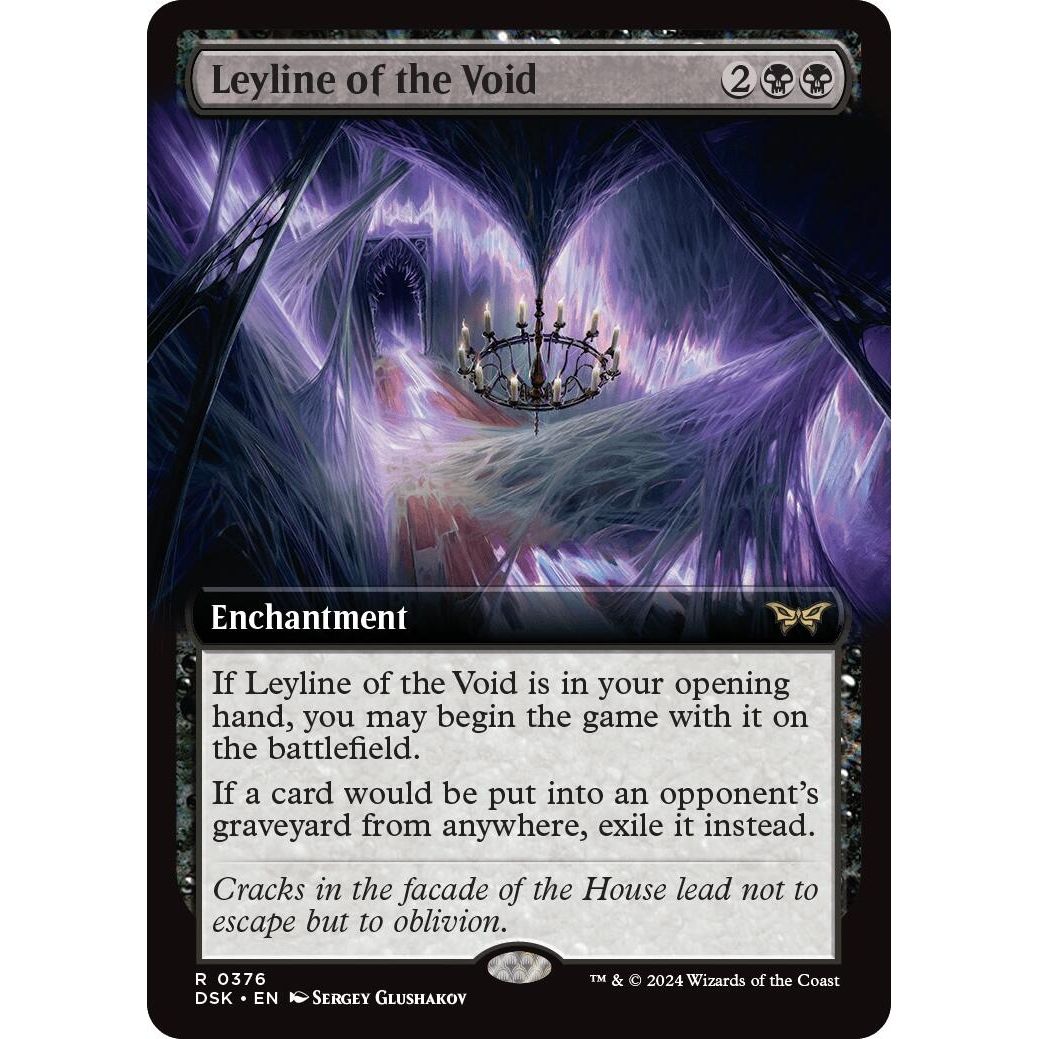 Image for Leyline of the Void (Extended Art) (376) (DSK) - Magic: The Gathering