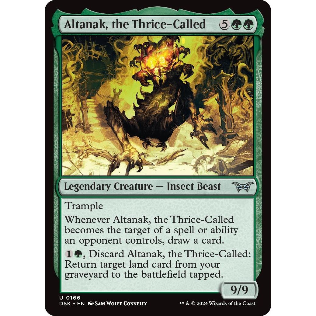 Image for Altanak, the Thrice-Called (166) (DSK) - Magic: The Gathering