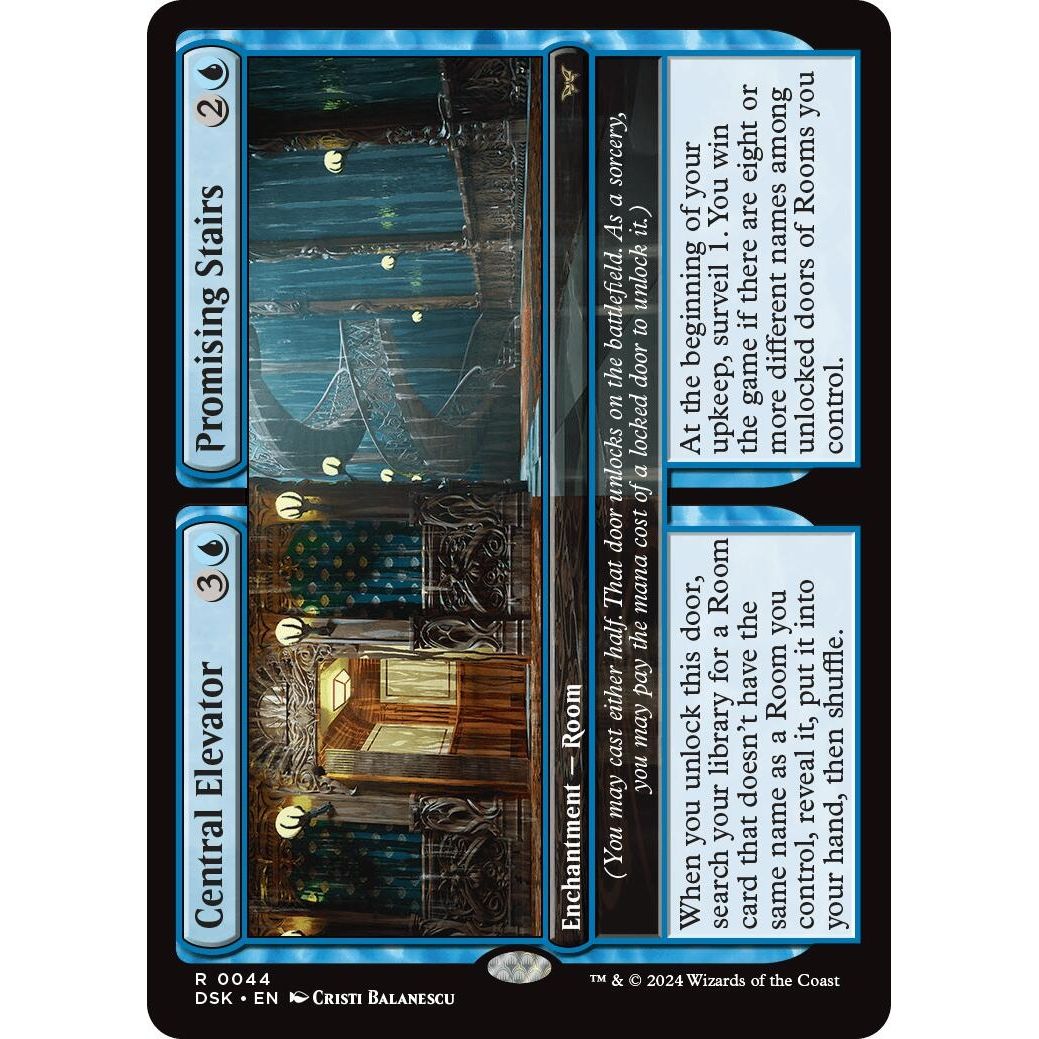 Image for Central Elevator // Promising Stairs (44) (DSK) - Magic: The Gathering