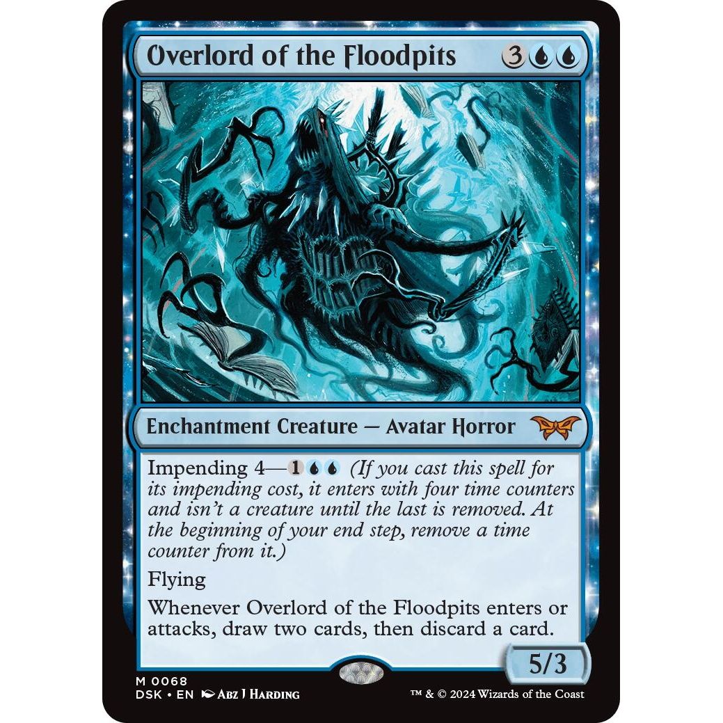 Image for Overlord of the Floodpits (68) (DSK) - Magic: The Gathering