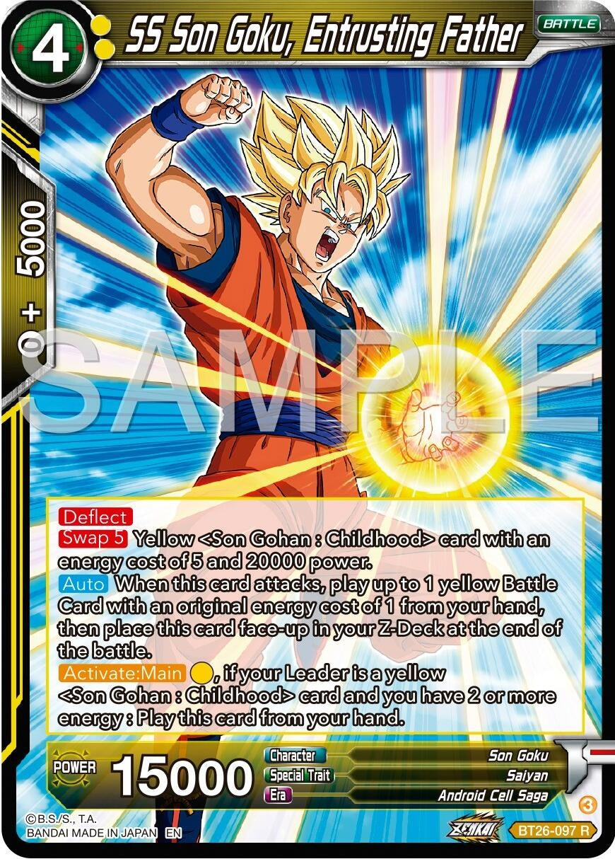 Image for SS Son Goku, Entrusting Father (BT26-097) (BT26) - Dragon Ball Super: Masters