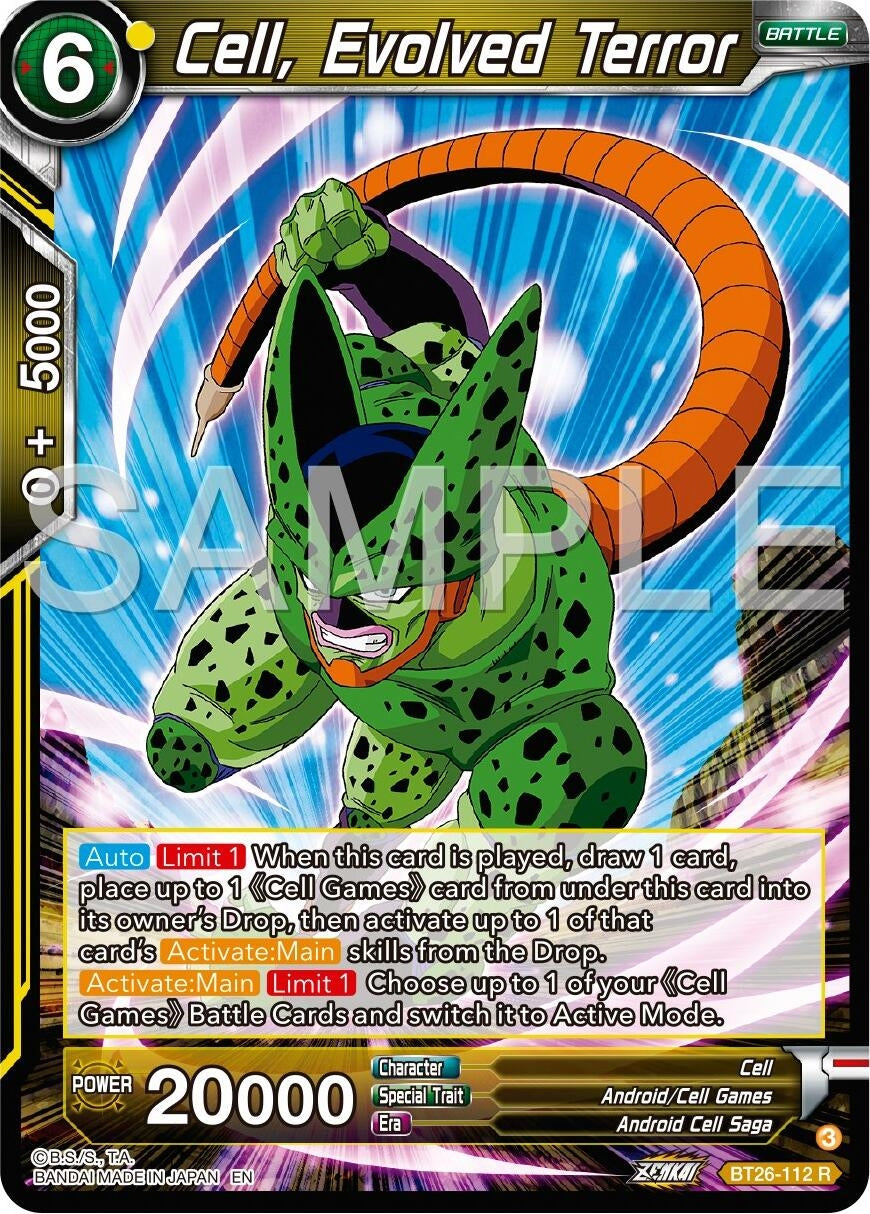 Image for Cell, Evolved Terror (BT26-112) (BT26) - Dragon Ball Super: Masters