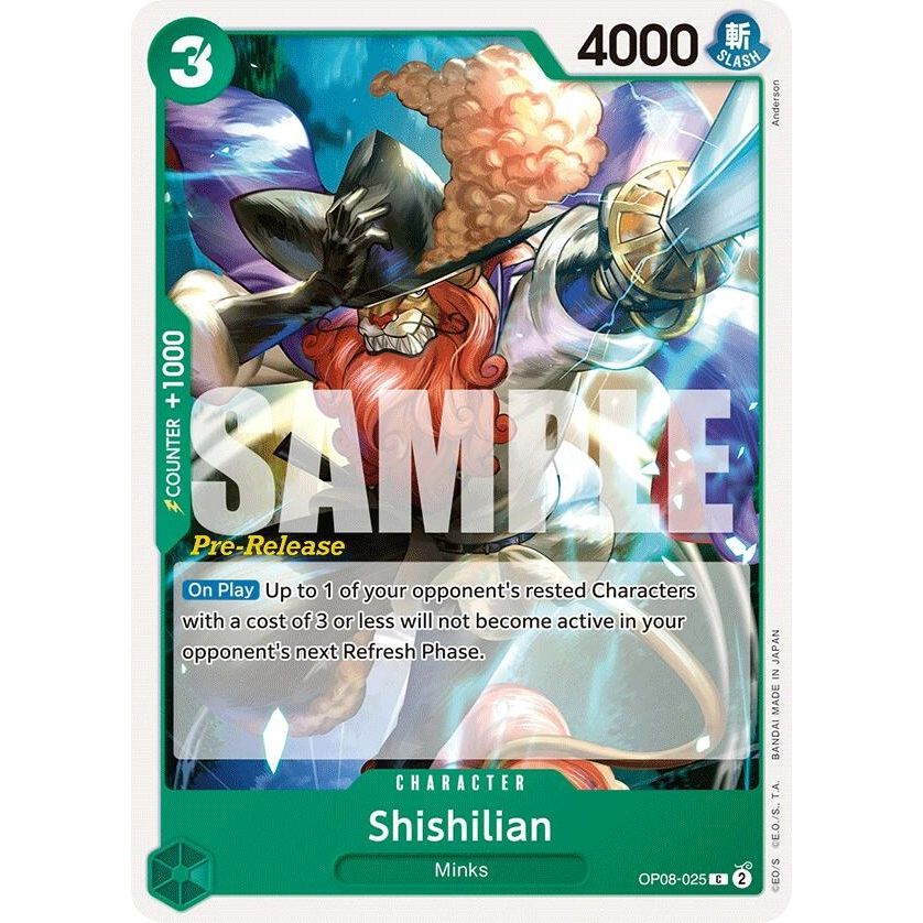 Image for Shishilian (OP08-025) (OP08 PRE) - One Piece Card Game