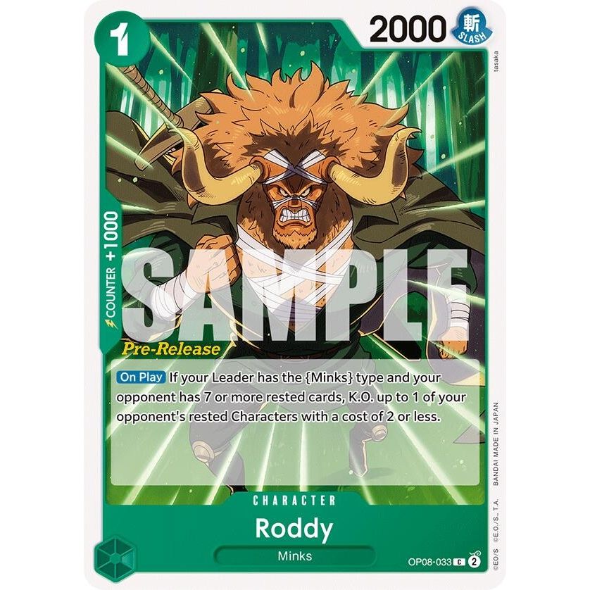Image for Roddy (OP08-033) (OP08 PRE) - One Piece Card Game