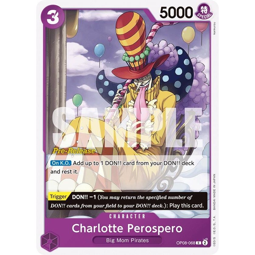 Image for Charlotte Perospero (OP08-068) (OP08 PRE) - One Piece Card Game