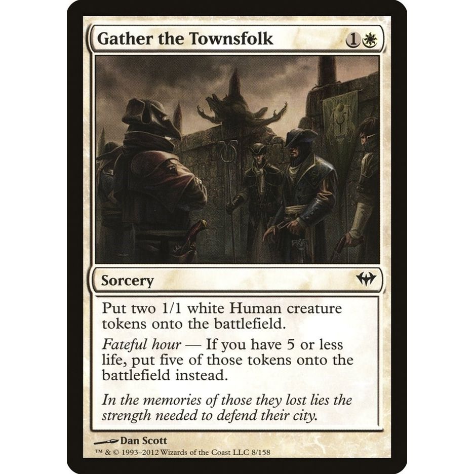 Image for Gather the Townsfolk (8) (DKA) - Magic: The Gathering