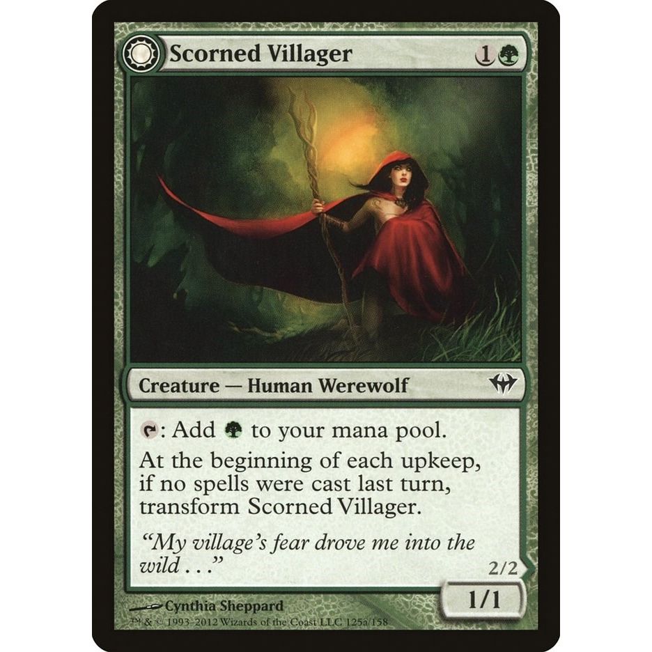Image for Scorned Villager (125) (DKA) - Magic: The Gathering