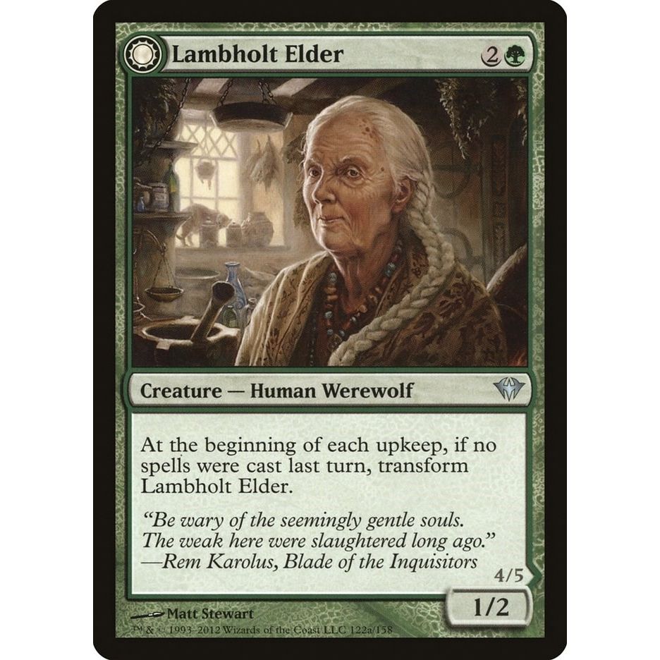 Image for Lambholt Elder (122) (DKA) - Magic: The Gathering