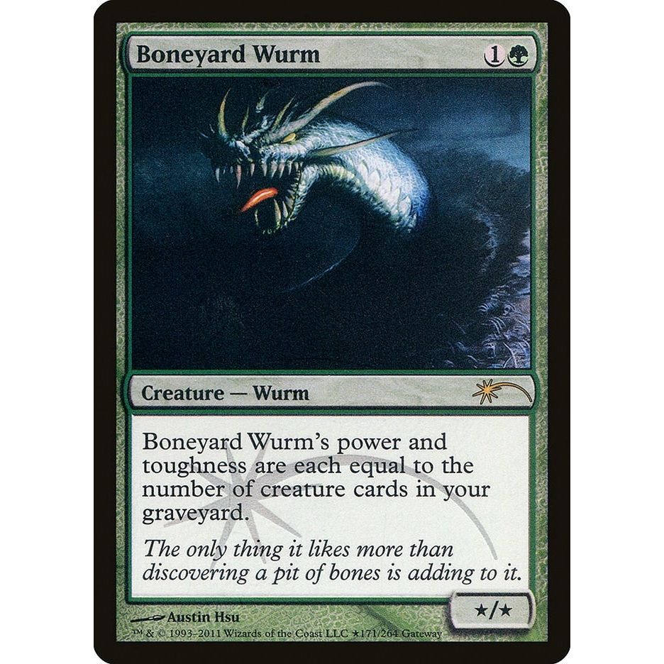 Image for Boneyard Wurm (84) (WPN) - Magic: The Gathering