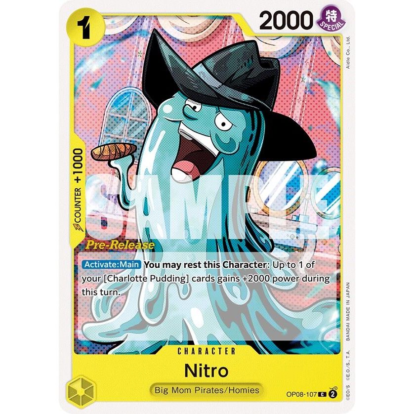 Image for Nitro (OP08-107) (OP08 PRE) - One Piece Card Game