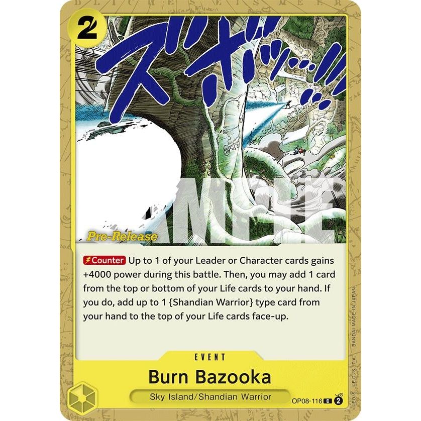 Image for Burn Bazooka (OP08-116) (OP08 PRE) - One Piece Card Game