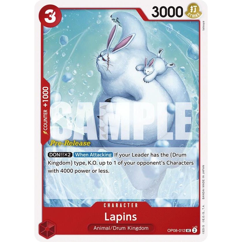 Image for Lapins (OP08-012) (OP08 PRE) - One Piece Card Game
