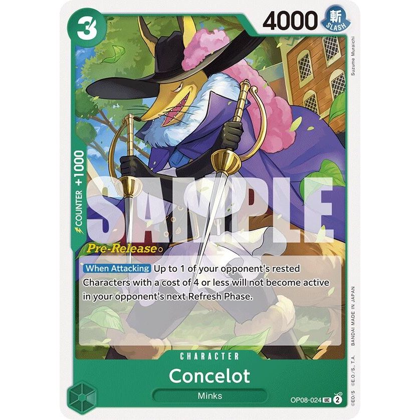 Image for Concelot (OP08-024) (OP08 PRE) - One Piece Card Game