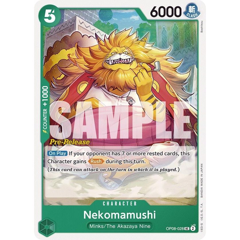 Image for Nekomamushi (OP08-028) (OP08 PRE) - One Piece Card Game