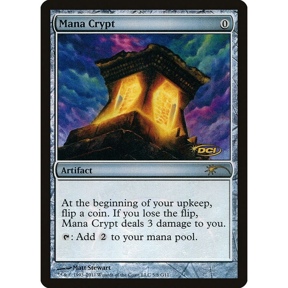 Image for Mana Crypt (5) (JDG) - Magic: The Gathering