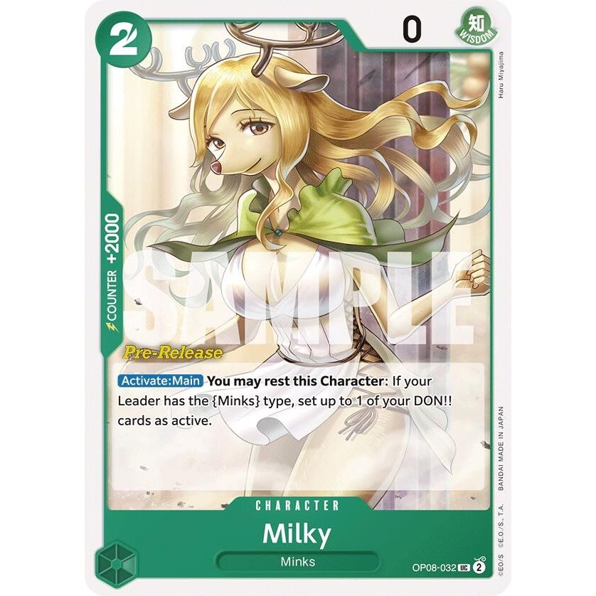 Image for Milky (OP08-032) (OP08 PRE) - One Piece Card Game