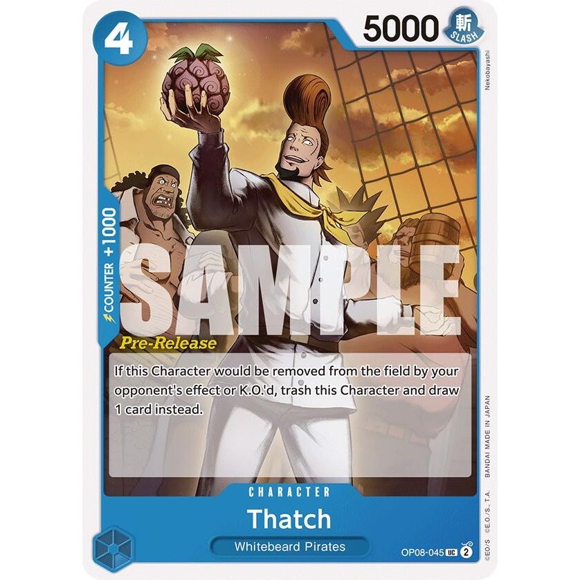 Image for Thatch (OP08-045) (OP08 PRE) - One Piece Card Game