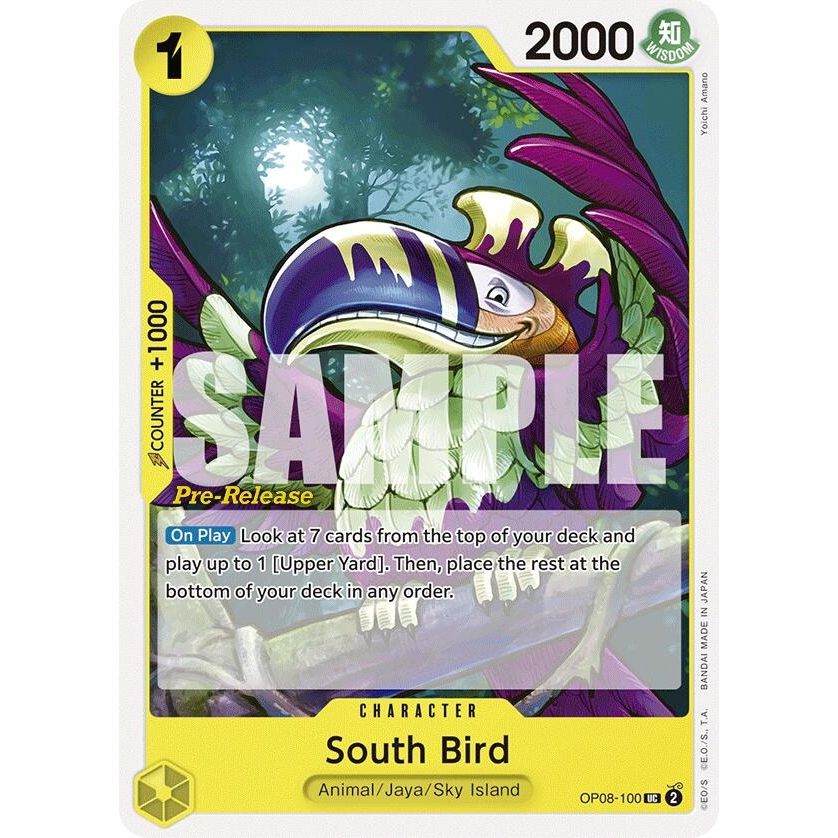Image for South Bird (OP08-100) (OP08 PRE) - One Piece Card Game