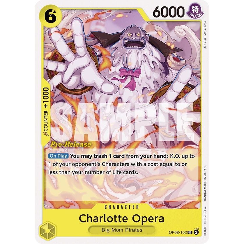 Image for Charlotte Opera (OP08-102) (OP08 PRE) - One Piece Card Game