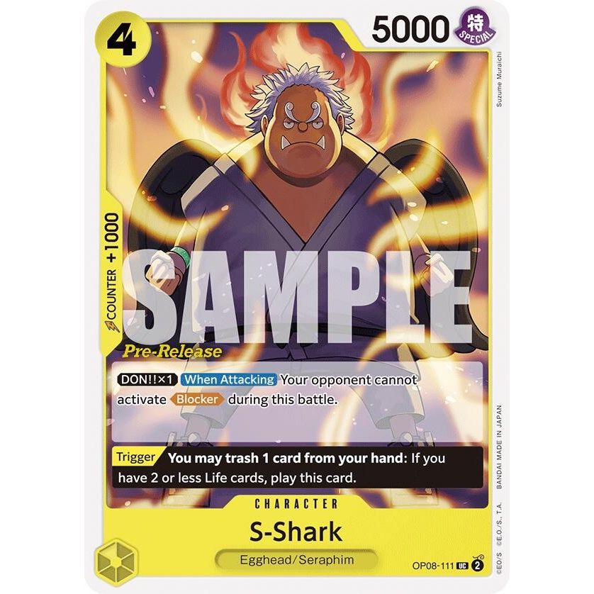 Image for S-Shark (OP08-111) (OP08 PRE) - One Piece Card Game