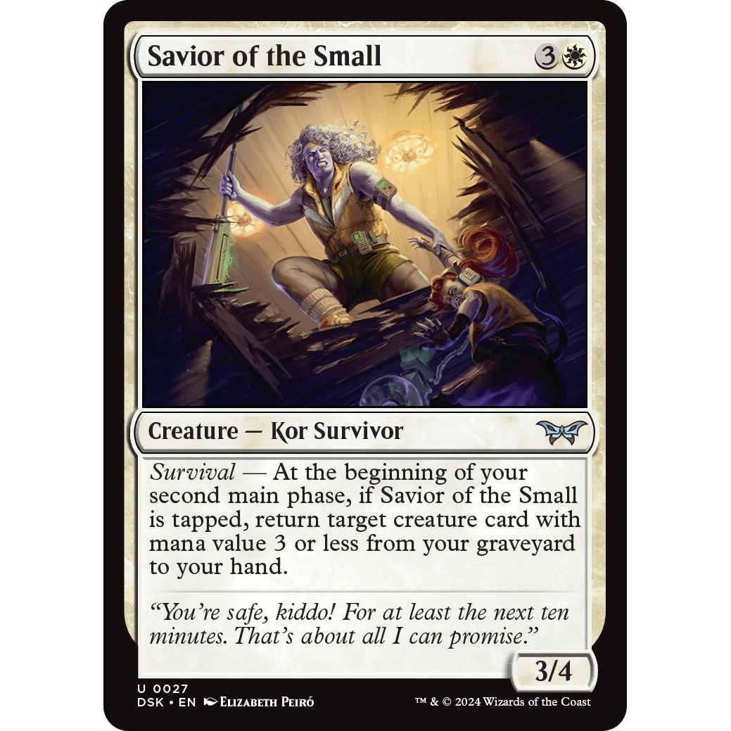 Image for Savior of the Small (27) (DSK) - Magic: The Gathering