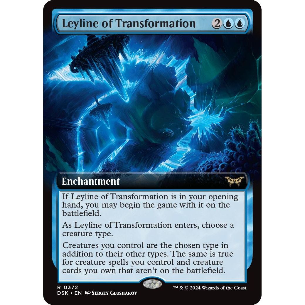Image for Leyline of Transformation (Extended Art) (372) (DSK) - Magic: The Gathering