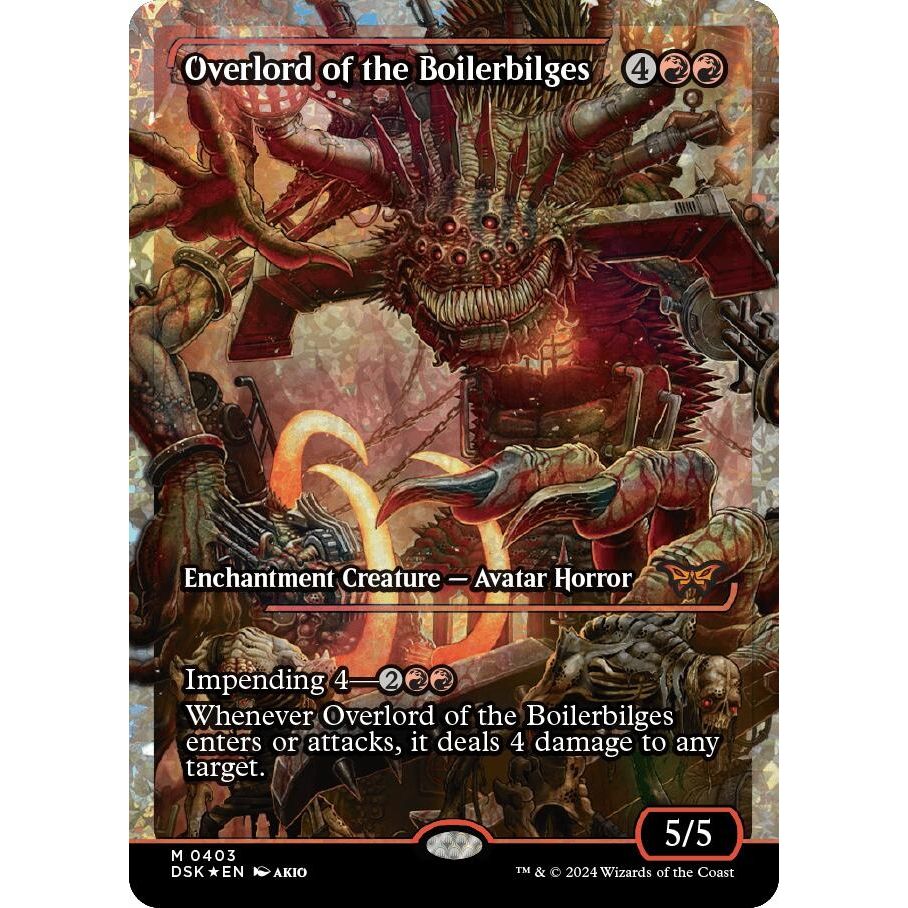 Image for Overlord of the Boilerbilges (Showcase) (Fracture Foil) (403) (DSK) - Magic: The Gathering