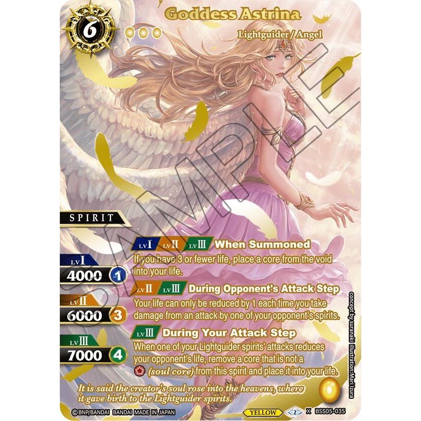 Image for Goddess Astrina (Premium Card Collection -Summoner's Best-) (BSS05-035) (BSSP) - Battle Spirits Saga