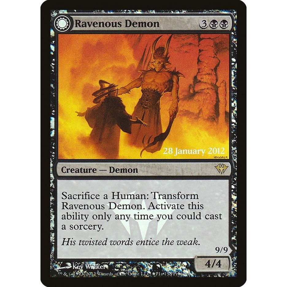 Image for Ravenous Demon (71) (PRE) - Magic: The Gathering