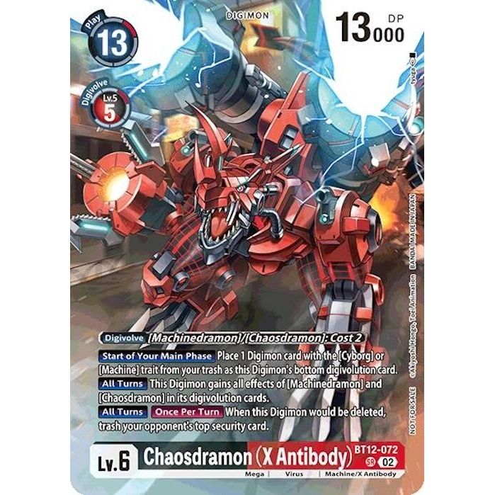 Image for Chaosdramon (X Antibody) (Event Pack 7) (BT12-072 SR) (BT12) - Digimon Card Game