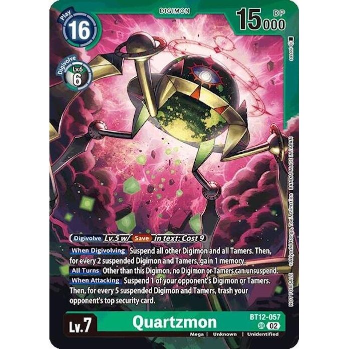 Image for Quartzmon (Event Pack 7) (BT12-057 SR) (BT12) - Digimon Card Game