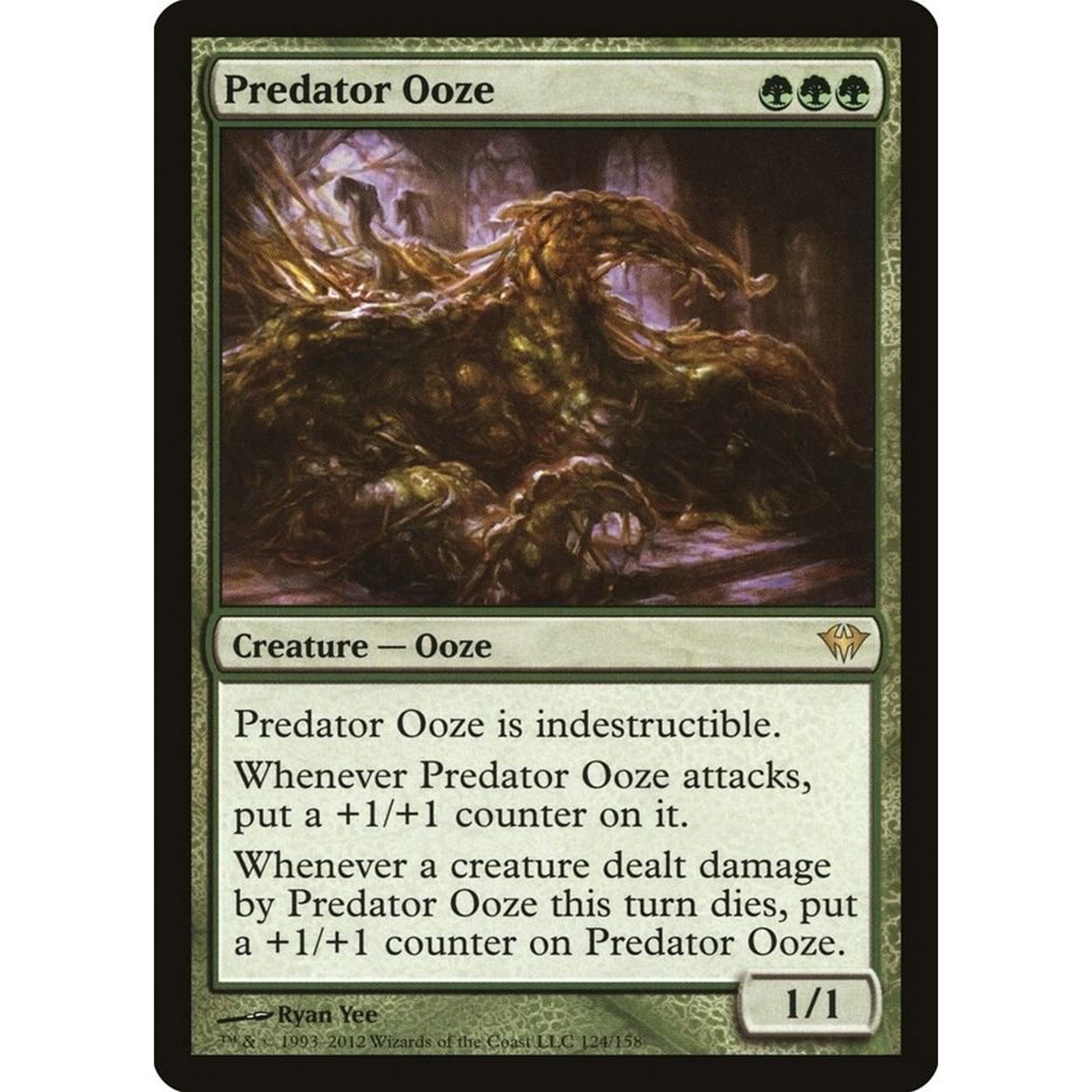 Image for Predator Ooze (124) (DKA) - Magic: The Gathering