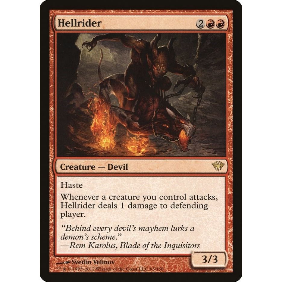 Image for Hellrider (93) (DKA) - Magic: The Gathering