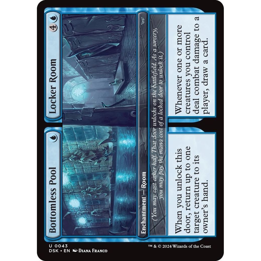 Image for Bottomless Pool // Locker Room (43) (DSK) - Magic: The Gathering