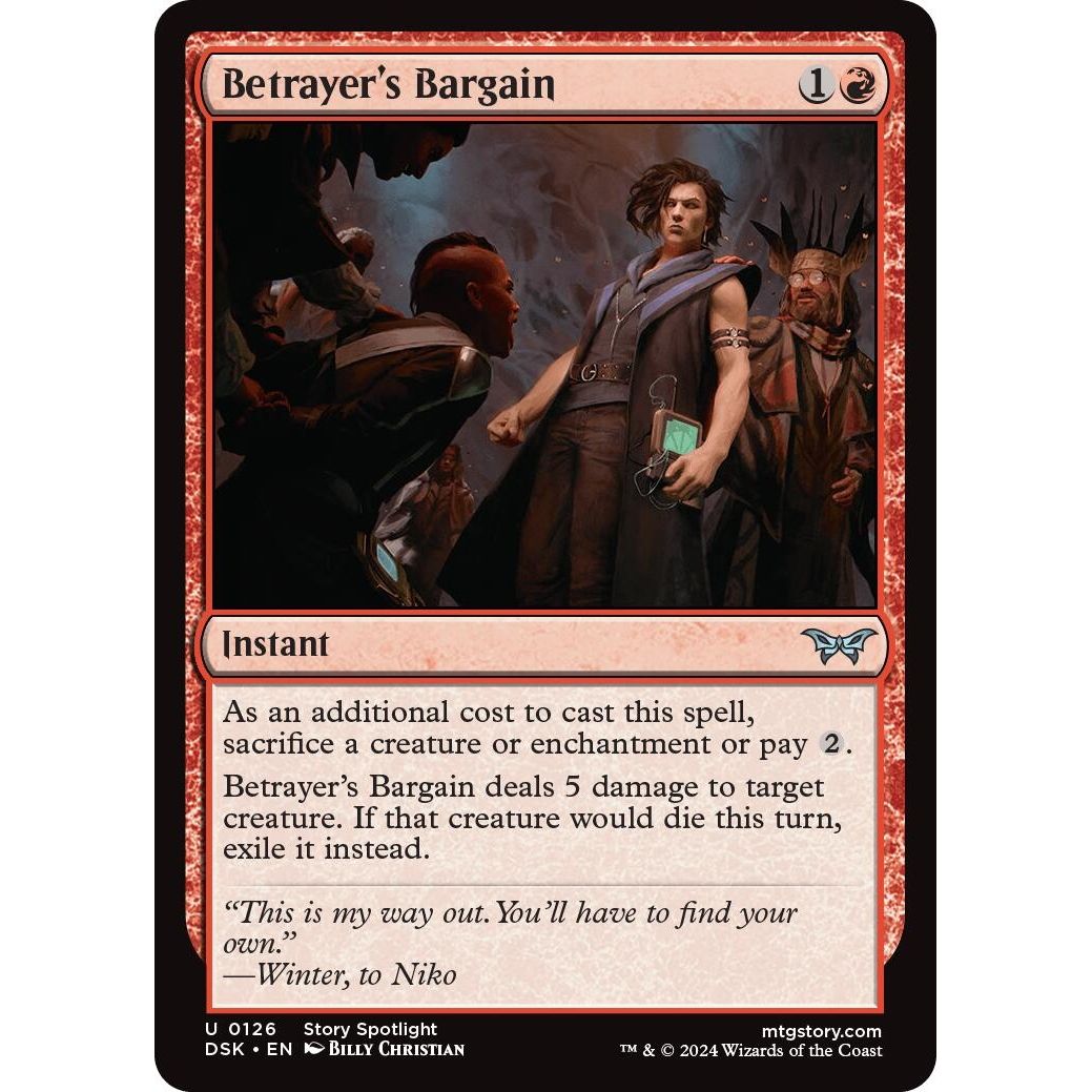 Image for Betrayer's Bargain (126) (DSK) - Magic: The Gathering