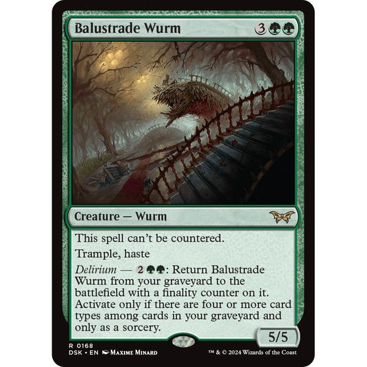 Image for Balustrade Wurm (168) (DSK) - Magic: The Gathering