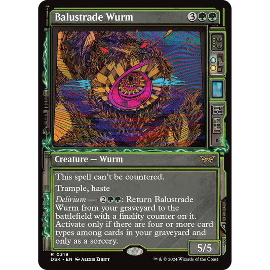 Image for Balustrade Wurm (Showcase) (319) (DSK) - Magic: The Gathering